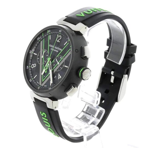 LOUIS VUITTON Tambour QA130 Automatic Chronograph Mens Watch 90275636 - Picture 6 of 7